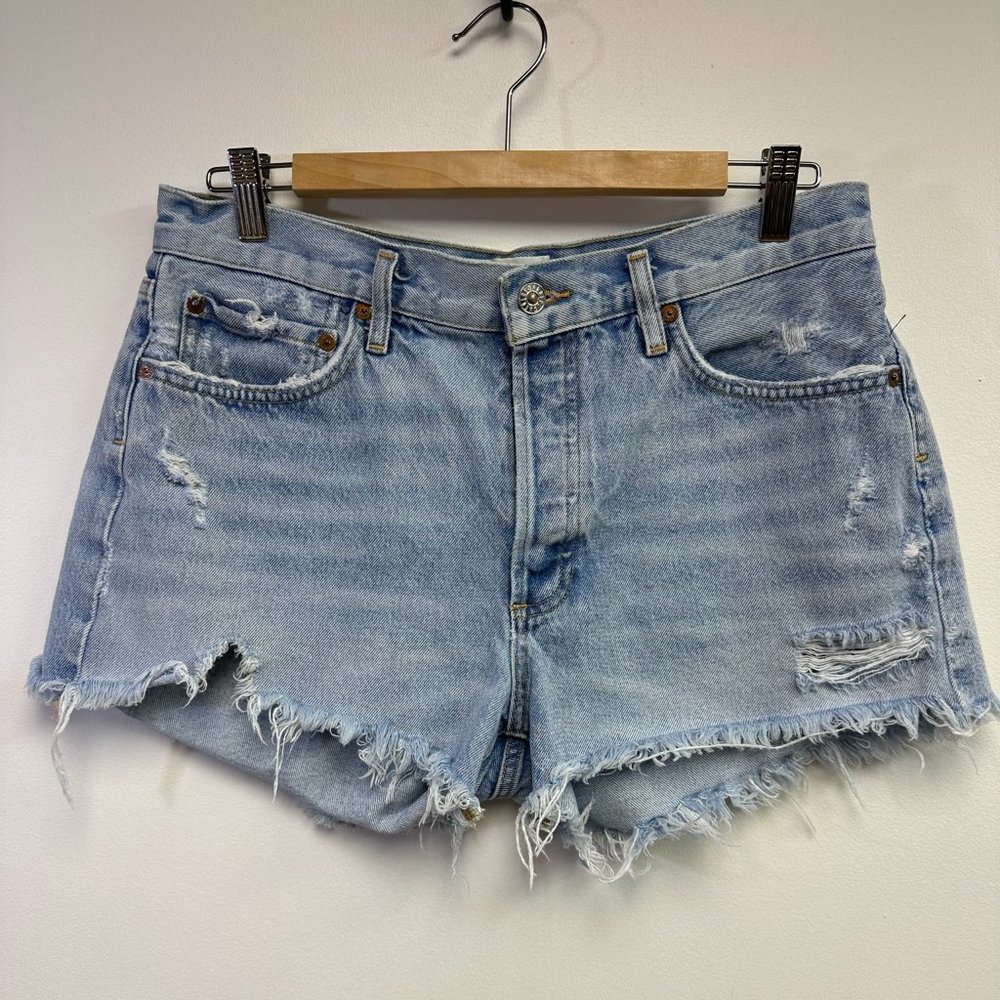 Agolde Parker Vintage Cut Off Shorts, Size 25